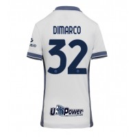 Camiseta Inter Milan Federico Dimarco #32 Segunda Equipación Replica 2024-25 para mujer mangas cortas